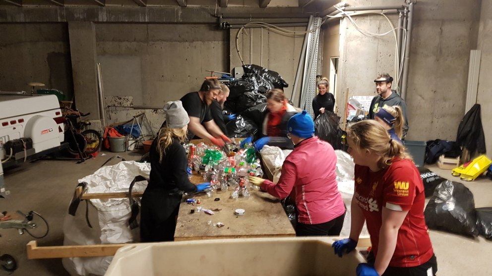 Frábær dósasöfnun...