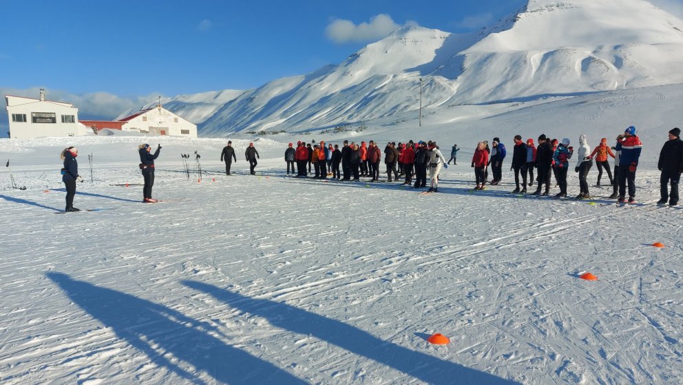 Mynd frá námskeiði fyrir káta gesti
