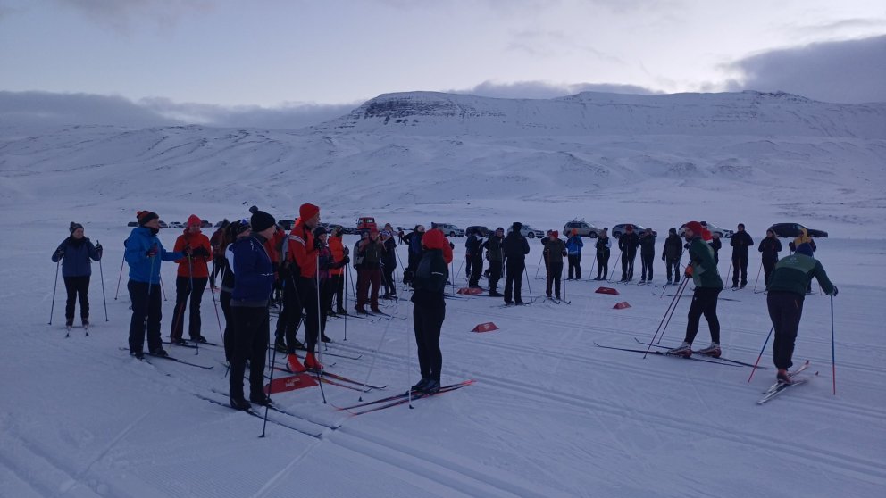 Frábærar aðstæður á Lágheiði