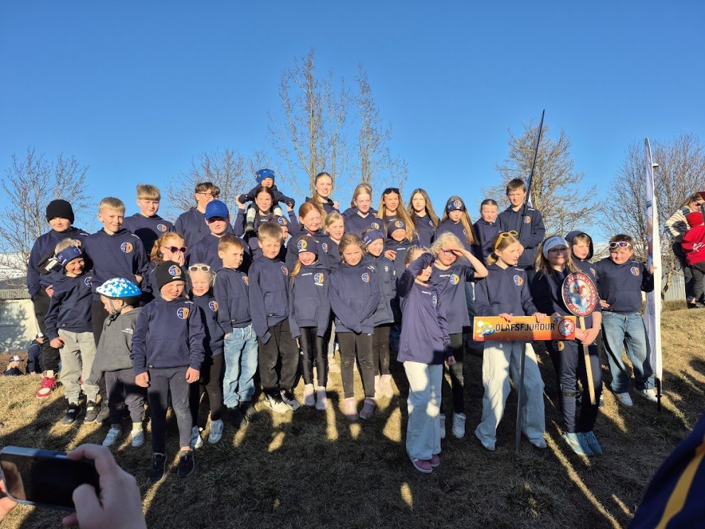 Flestir af SÓ keppendum mættir í skrúðgönguna!