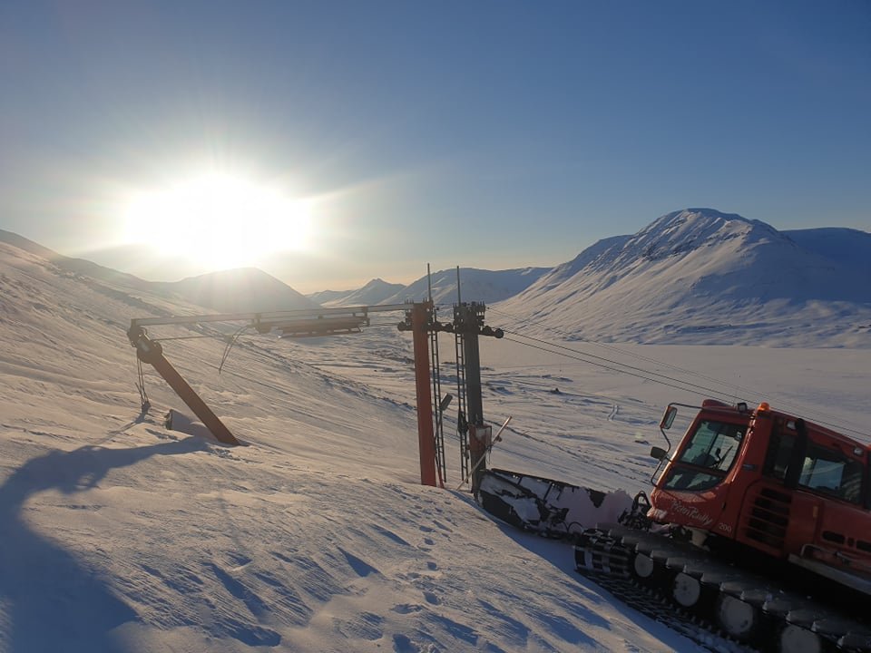 Mynd tekin fyrir nokkrum dögum