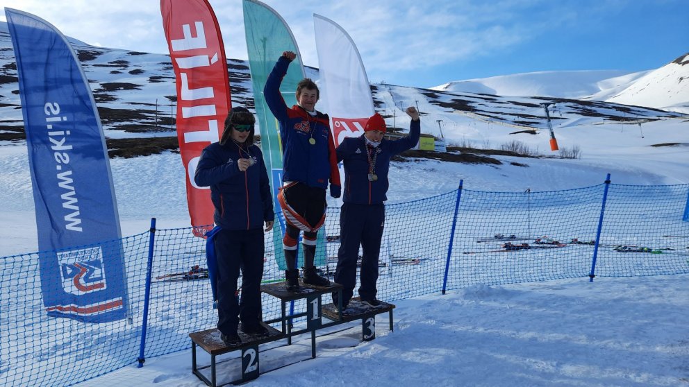 Matthías að standa sig á Atomic cup