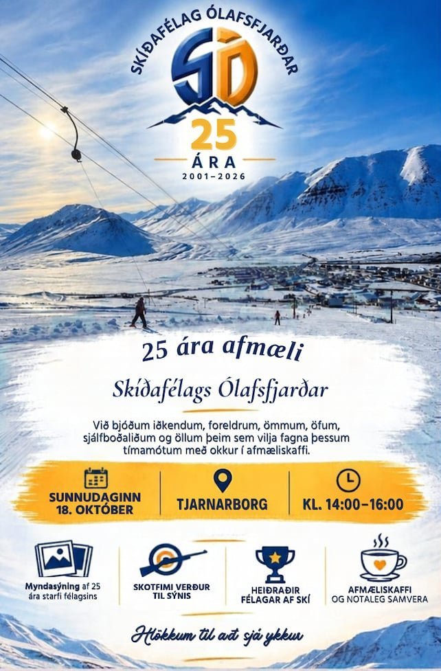 Skíðafélag Ólafsfjarðar 25 ára