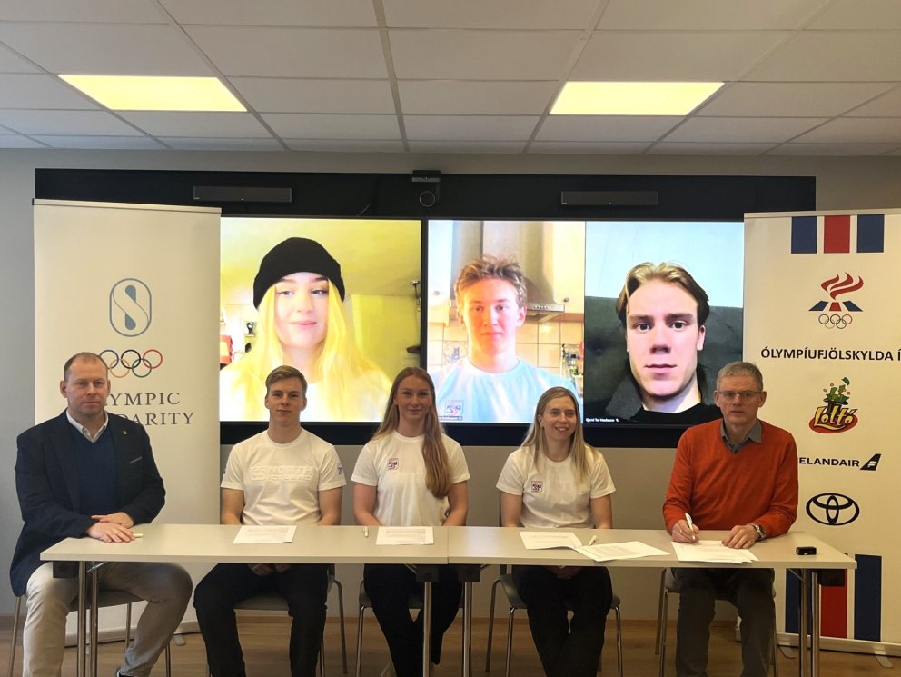 Matthías fær styrk frá Ólympíusamhjálpinni til 2026