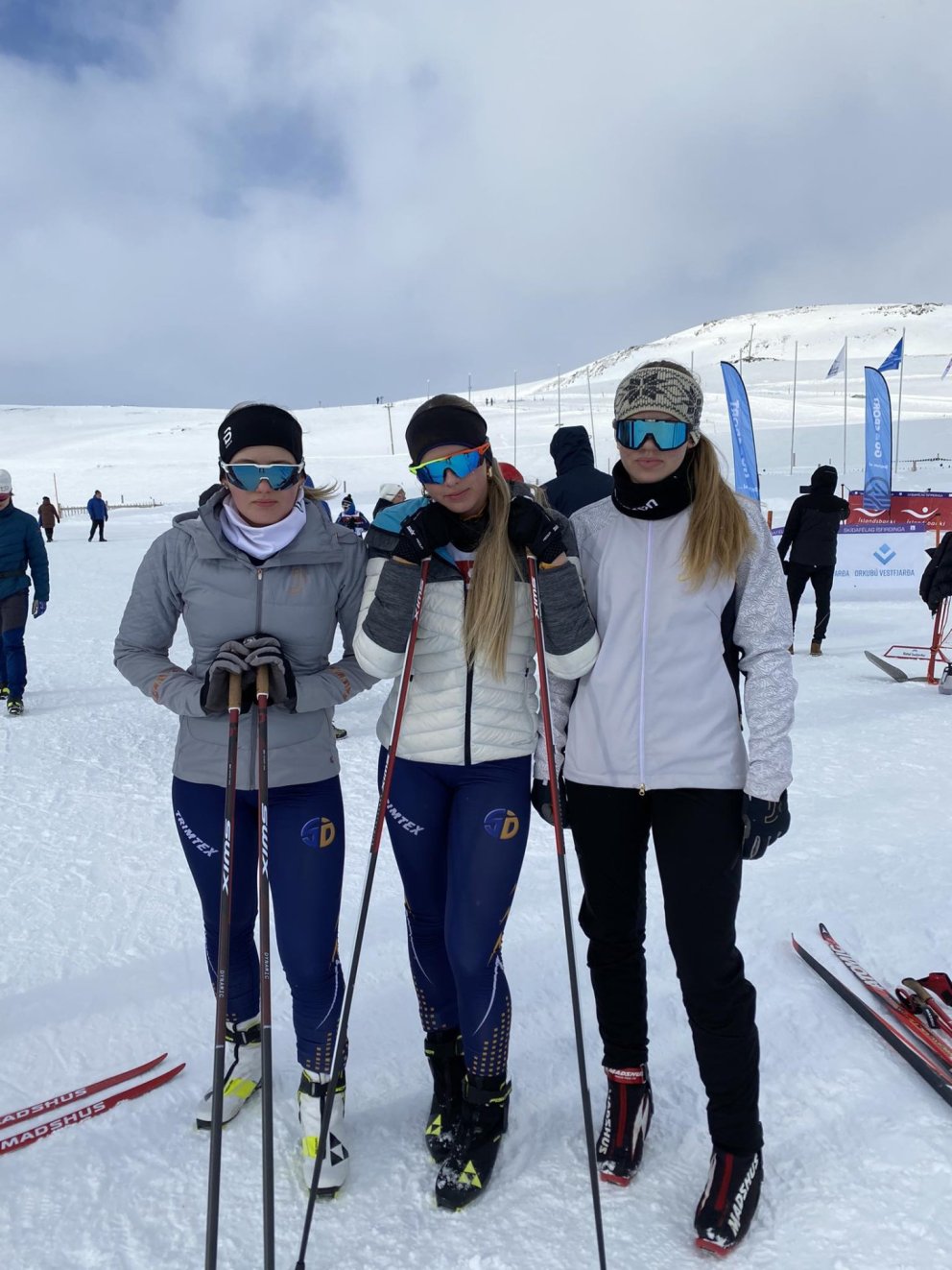 Guðrún Ósk, Svava Rós og Karen Helga