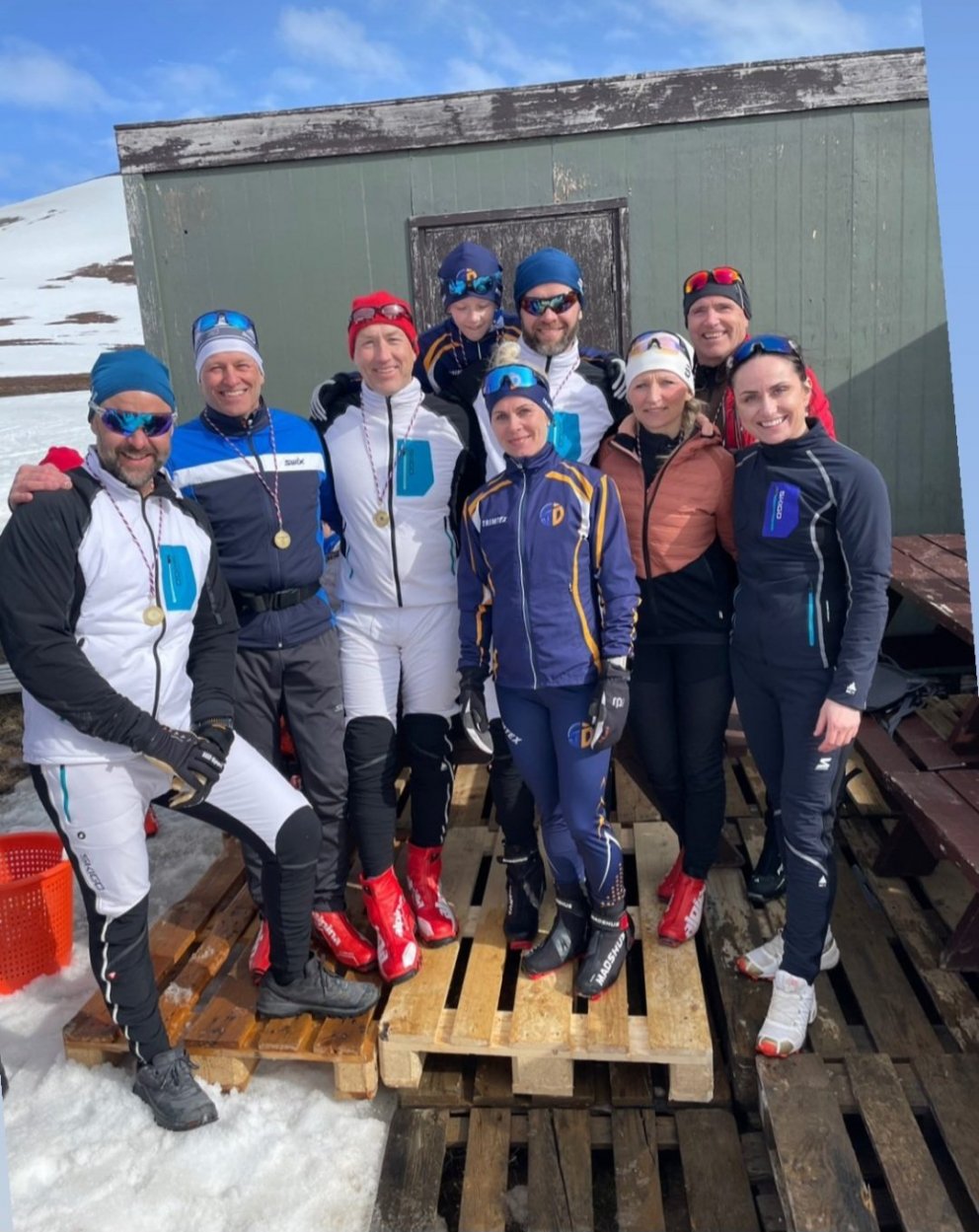 SÓ Elítan: f.v. Helgi, Klemenz, Sigurbjörn, Óli Björn, Björk, Þorvaldur, Magnea, Helgi og Diljá.