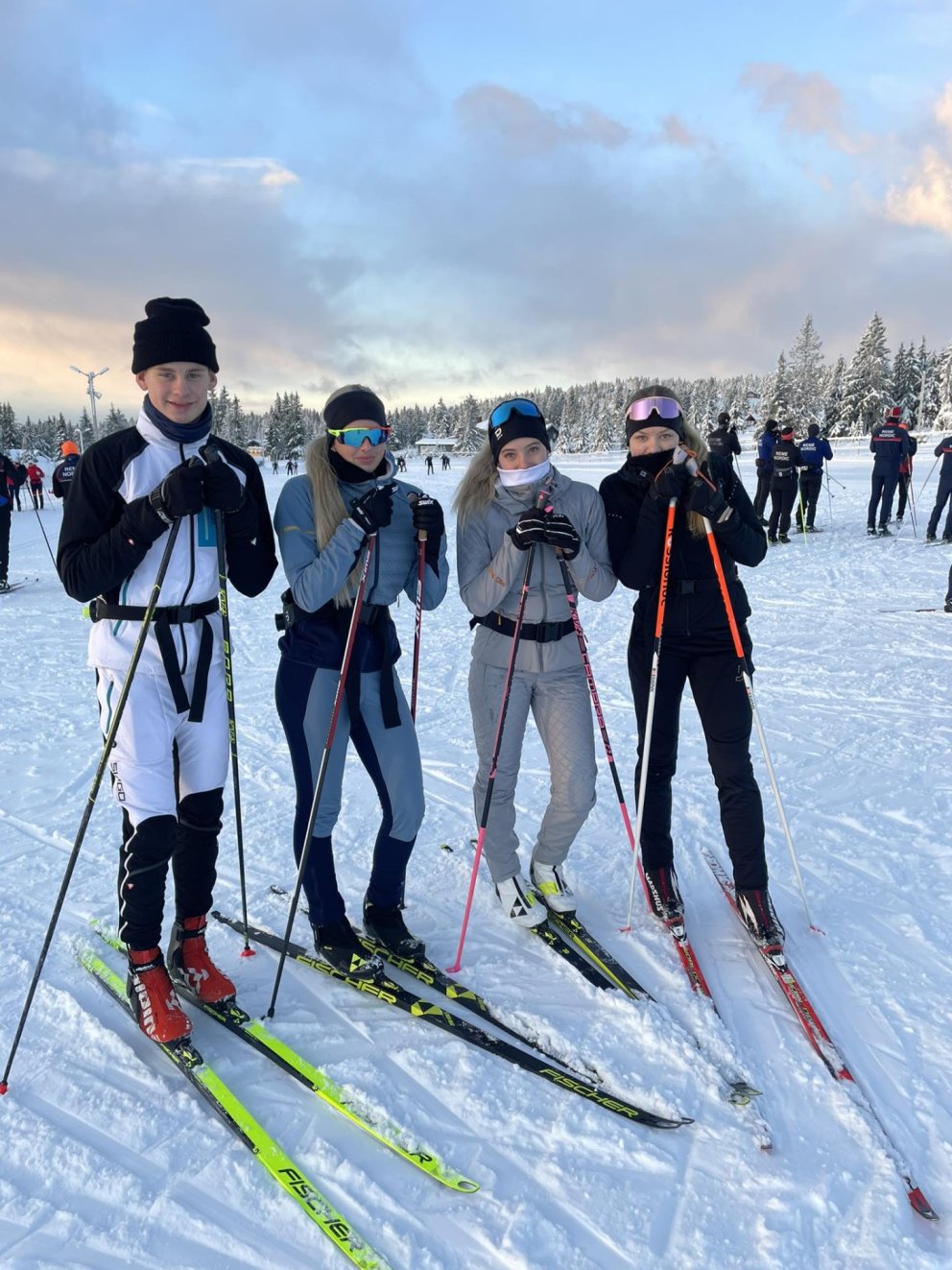 Árni, Svava, Guðrún og Karen