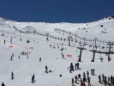 Þessi mynd er ekki tekin í dag af Skíðasvæðinu í Tindaöxl