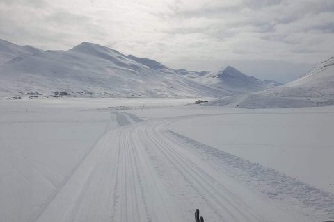 Skeggjabrekkudalur í fyrra, ekki alveg svona flott í dag en fínt þó