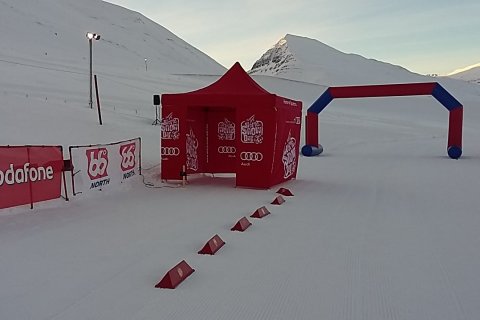 Bikarmót í skíðagöngu um helgina og Súlur Vertical