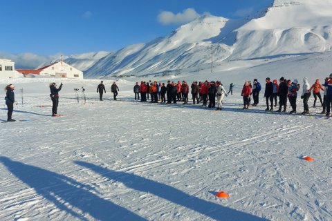 Mynd frá námskeiði fyrir káta gesti