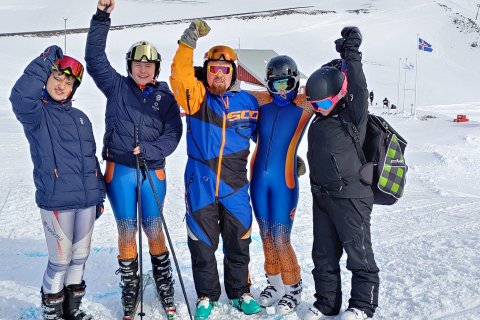 UMÍ hófst í dag með stórsvigi