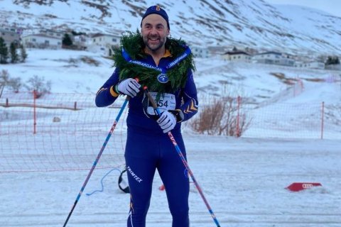 Helgi og Diljá kláruðu í dag Vasagönguna 90km