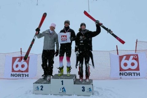 Matthías á 66 North Cup