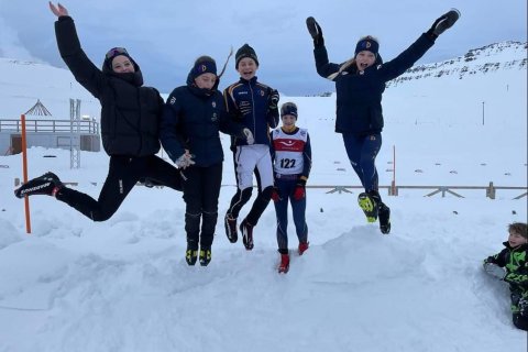 Stuð á krökkunum á Ísafirði