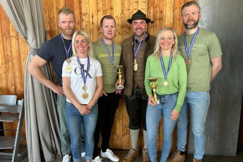 Hluti af SÓ-Elítunni, Hilmir, Björk, Heiðar, Helgi, Magnea og Þorvaldur.