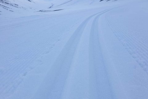 Svona var sporið í gærkveldi, ekki amalegt!