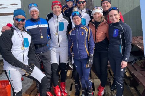 SÓ Elítan: f.v. Helgi, Klemenz, Sigurbjörn, Óli Björn, Björk, Þorvaldur, Magnea, Helgi og Diljá.